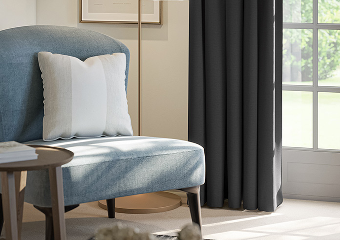 Oslo, Black - Made to Measure Curtains - Image 5